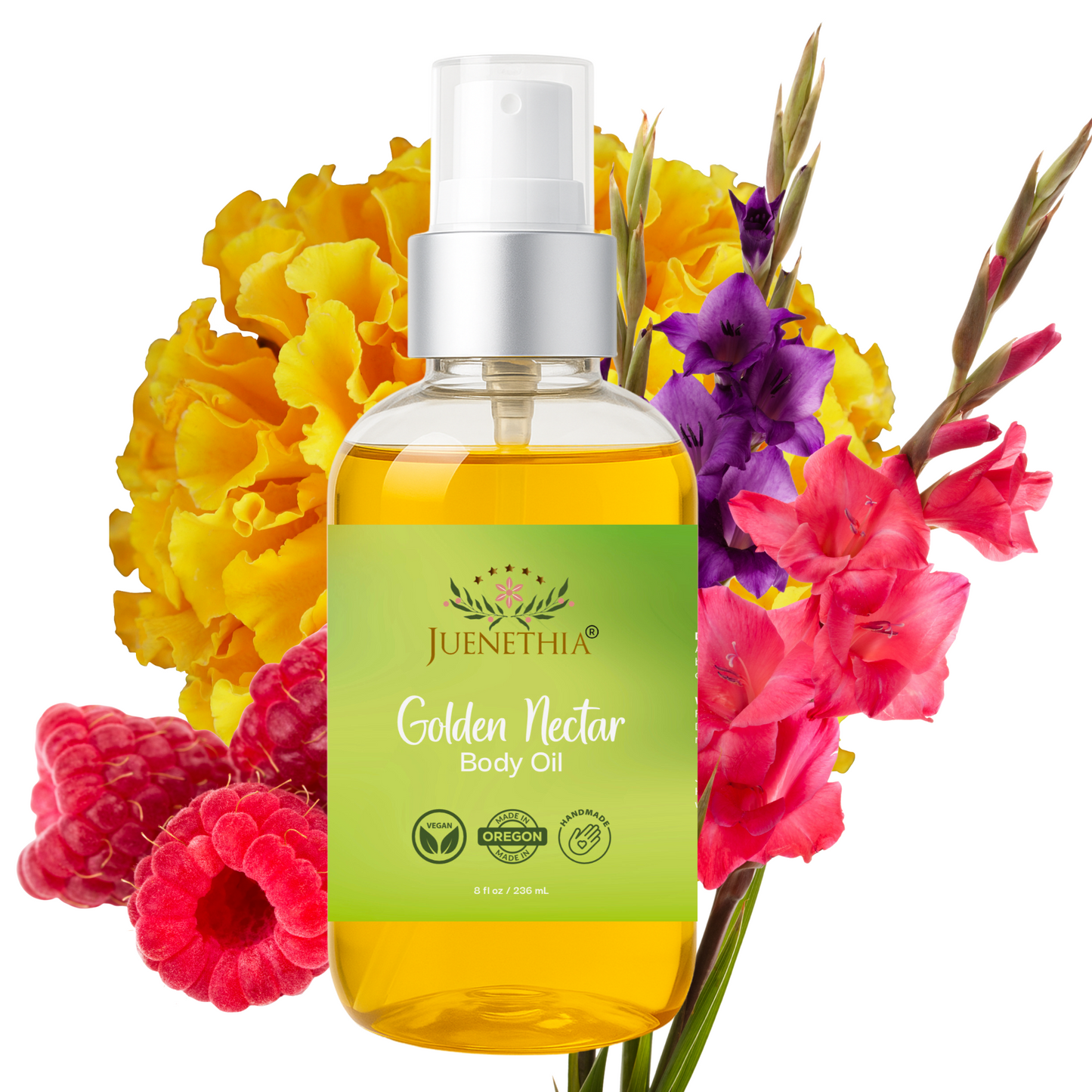 Hydrating Vegan Body Oil for Soft, Radiant Skin | Juenethia®