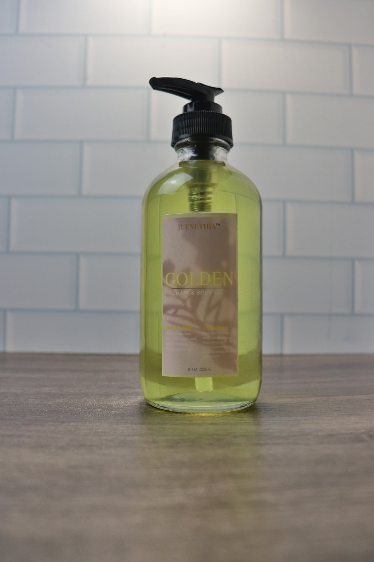 Golden Unscented Hair & Body Oil