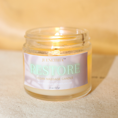 Restore Massage Candle: Invigorating Citrus for a Refreshing Boost