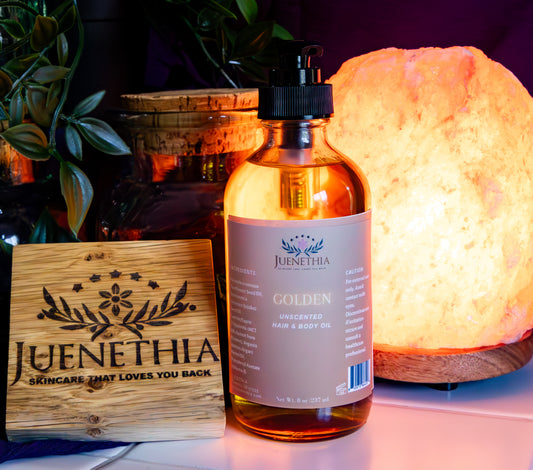 Golden Unscented Hair & Body Oil